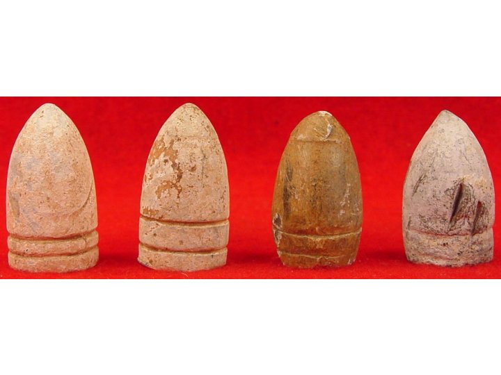 Four Various Prussian Bullets